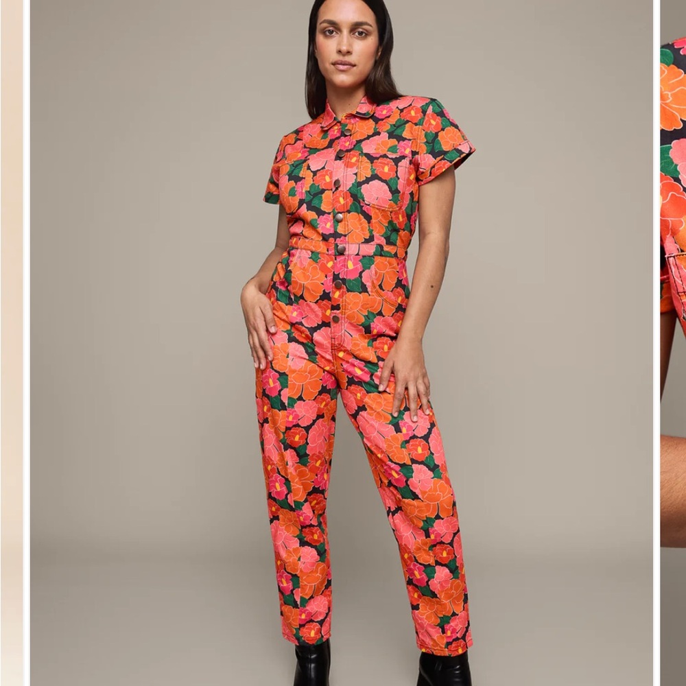 Mixed by Nasrin Classic Jumpsuit in Ruby Medium